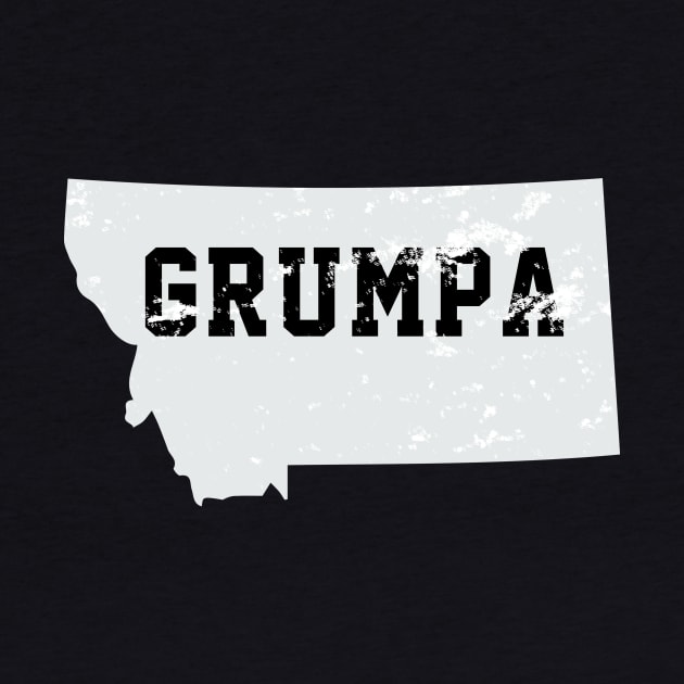 Grumpa in Montana, Map Montana silhouette by soufyane